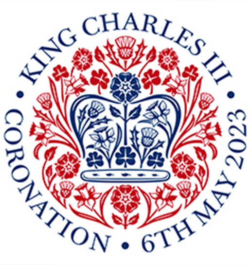 An emblem created to celebrate the Coronation of King Charles III